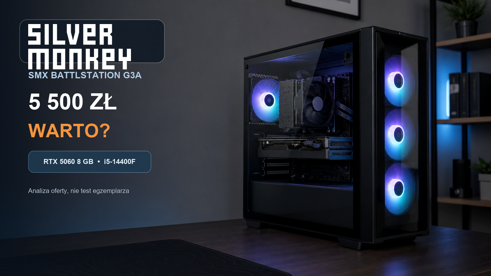 SMX Battlestation G3A z RTX 5060 za 5500 zł — warto?